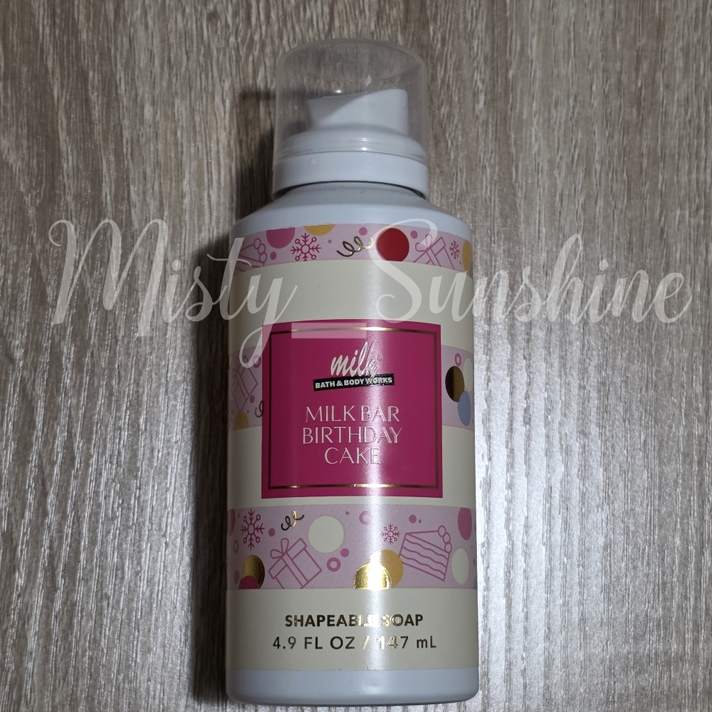 Milk Bar Birthday Cake Shapeable Soap by Bath Body Works NEW Rare